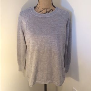 Light grey J Crew sweater
